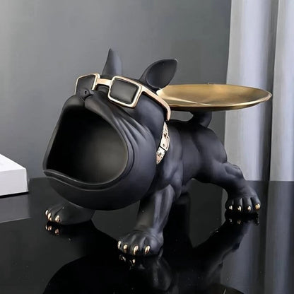 Bulldog Aufbewahrungsbox und Tablett