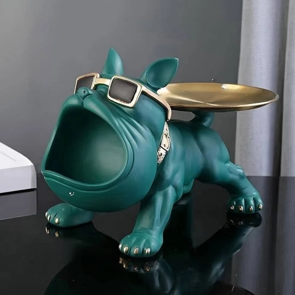 Bulldog Aufbewahrungsbox und Tablett