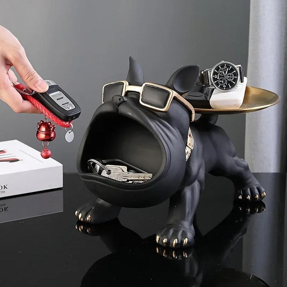 Bulldog Aufbewahrungsbox und Tablett