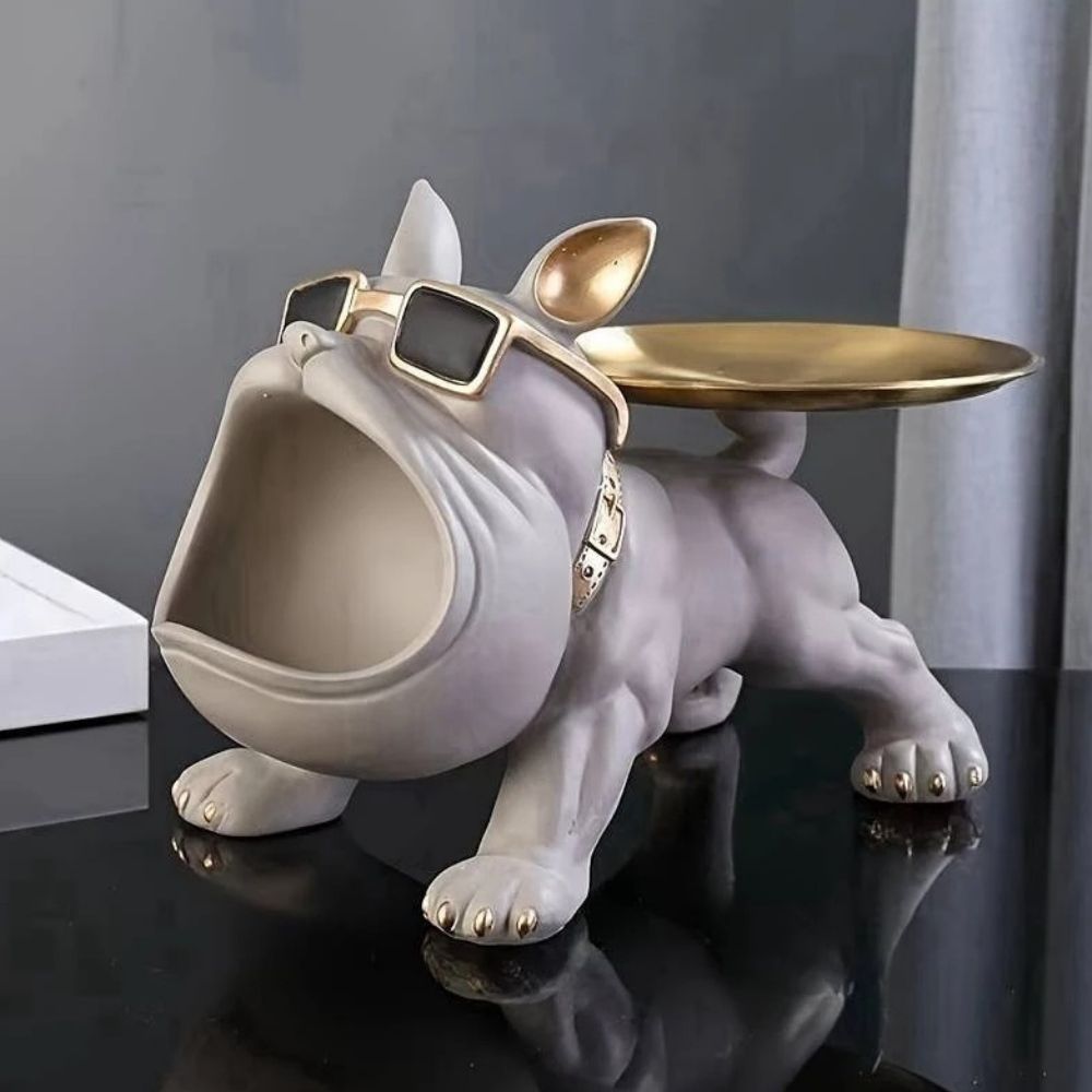 Bulldog Aufbewahrungsbox und Tablett